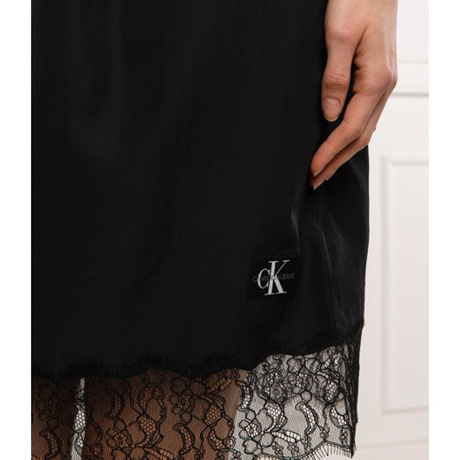 Spódnica Calvin Klein z koronką midi