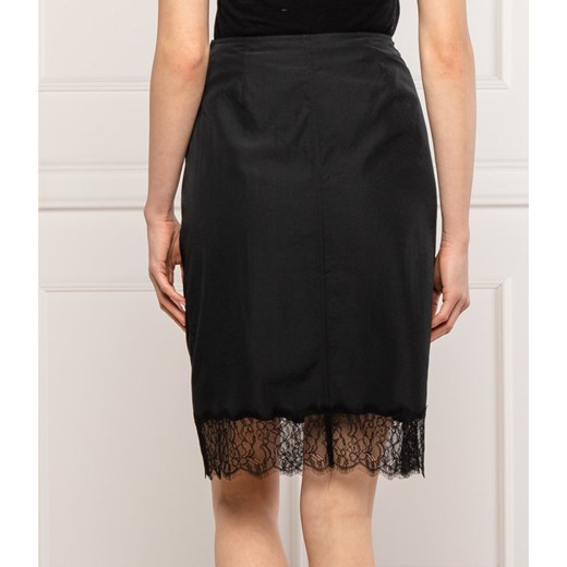 Spódnica Calvin Klein z koronką midi wiosenna