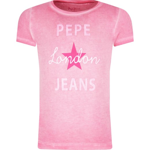 Bluzka dziewczęca Pepe Jeans z krótkim rękawem 