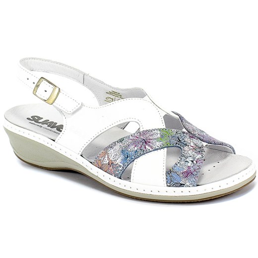 Sandały Suave 711042-5 Petunia/White Biały Skóra Suave 36 multimoda.shop