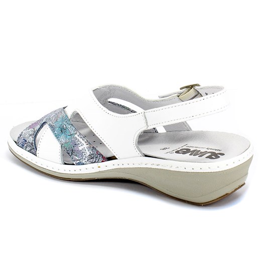 Sandały Suave 711042-5 Petunia/White Biały Skóra Suave 41 multimoda.shop