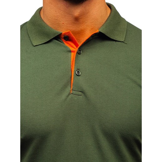 Koszulka polo męska zielona Bolf 171222  Denley 2XL promocja  