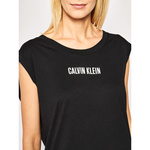 Calvin Klein Swimwear Sukienka plażowa Intense Power KW0KW01008 Czarny Regular Fit