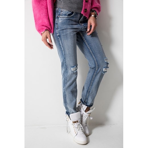 RX1657 Spodnie Boyfriend Jeans Fashion Manufacturer  L Lorenzo promocyjna cena 