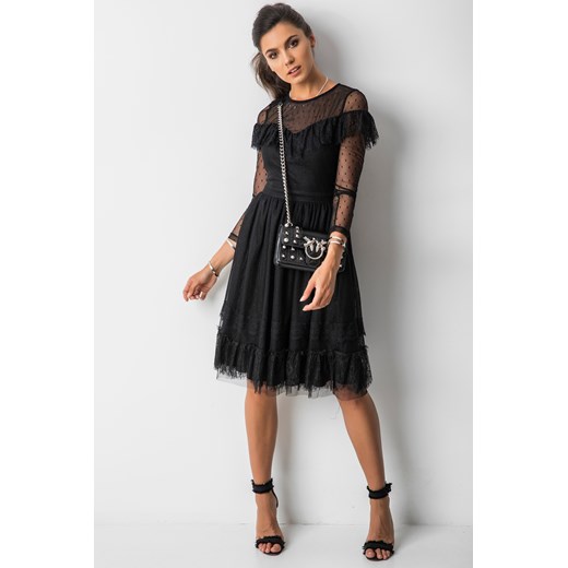 Fashion Manufacturer sukienka czarna mini na sylwestra 