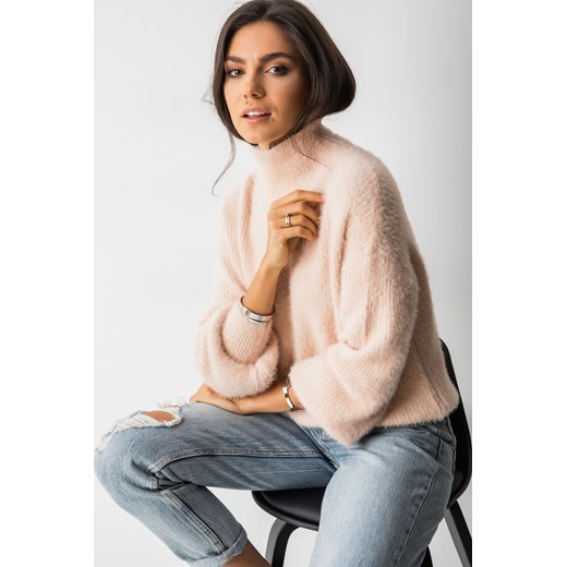 Fashion Manufacturer sweter damski z golfem 