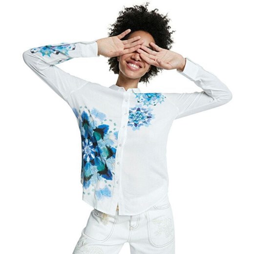Desigual Damska koszula Cam Vicenza Blanco 20SWCW71 1000 (Wielkość S)