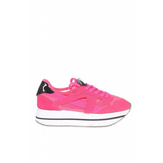 Buty sportowe damskie różowe Colors Of California sznurowane 