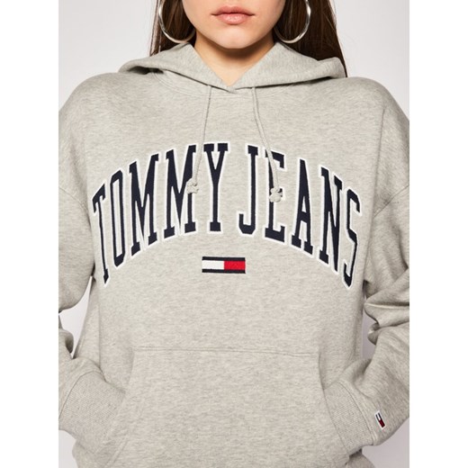 Tommy Jeans bluza damska szara krótka 