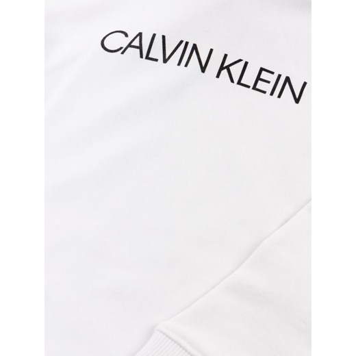 Calvin Klein Jeans Bluza Institutional Logo IU0IU00092 Biały Regular Fit