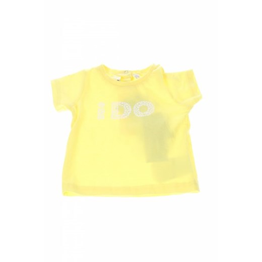 Bluzka dziewczęca I Do By Miniconf żółta z krótkimi rękawami 