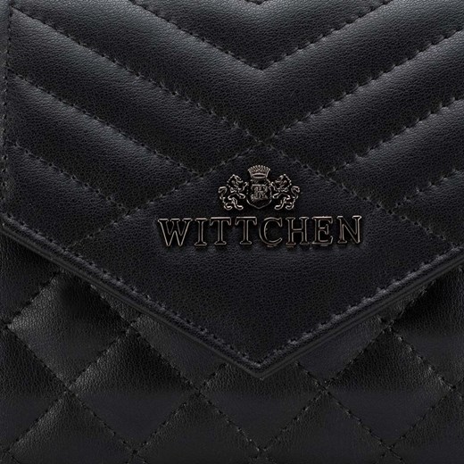 Listonoszka Wittchen czarna średniej wielkości na ramię bez dodatków elegancka 