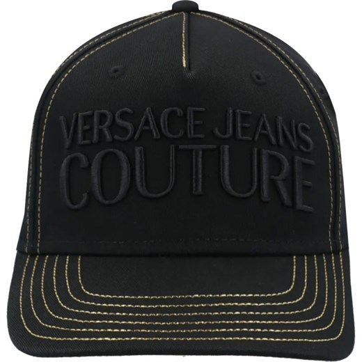 Czapka z daszkiem damska Versace Jeans czarne młodzieżowe 