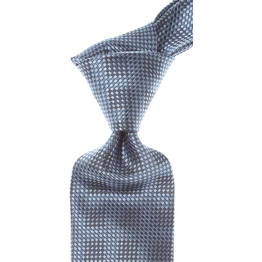 Krawat Yves Saint Laurent niebieski 