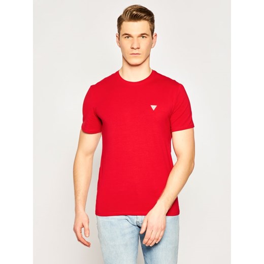 T-shirt męski Guess czerwony 