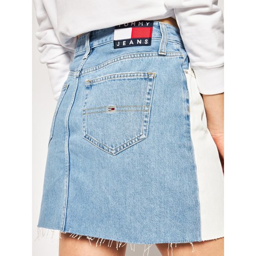 Tommy Jeans spódnica mini wielokolorowa bez wzorów 