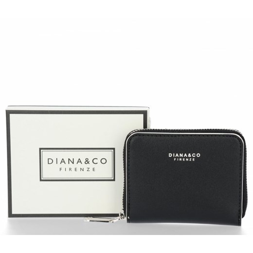 Czarny portfel damski Diana&Co 