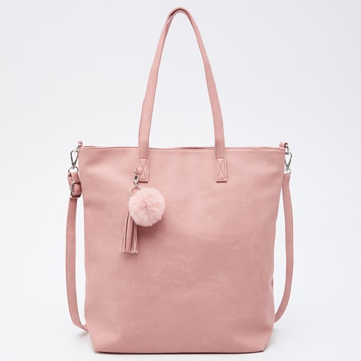 Shopper bag różowa Sinsay 