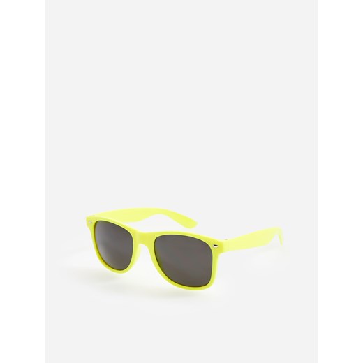 Okulary przeciwsłoneczne dziecięce Reserved żółte gładkie 
