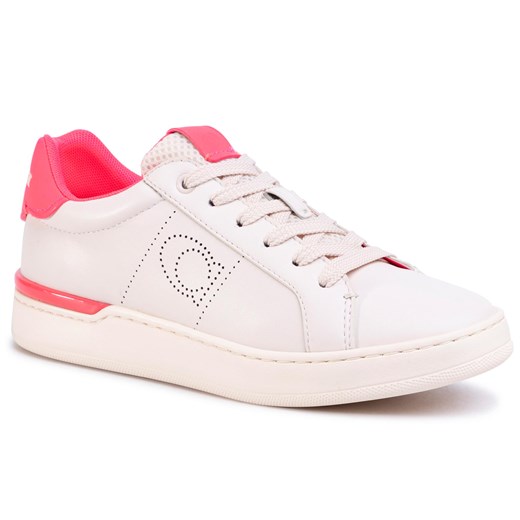 Sneakersy COACH - Lowline Ltr Low Top G5040 10011275 Chalk/Neon Pink