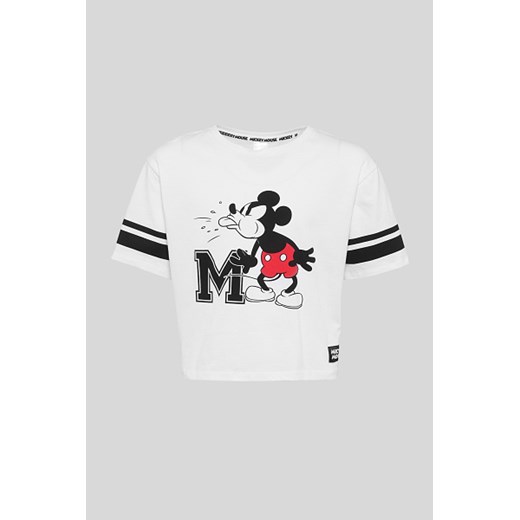 C&A Myszka Miki-koszulka z krótkim rękawem, Biały, Rozmiar: 134/140