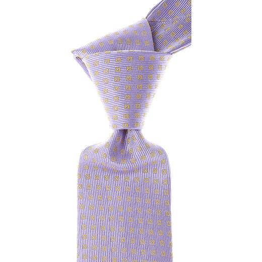 Krawat różowy Borrelli 