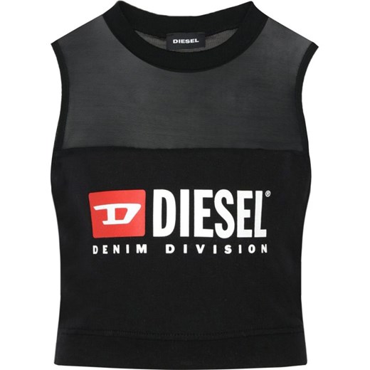 Bluzka dziewczęca czarna Diesel 