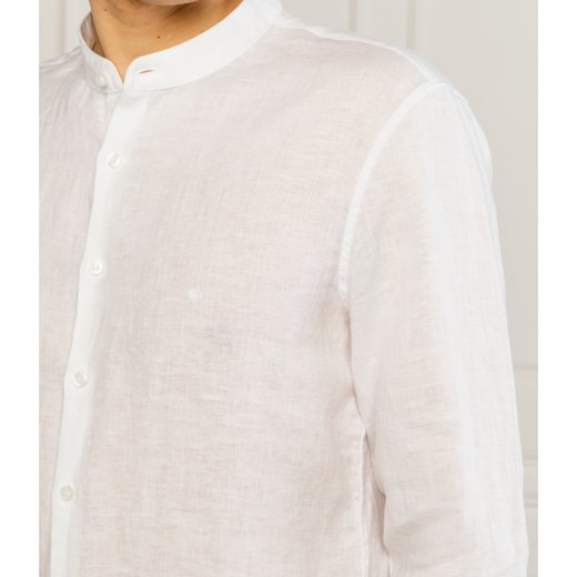Koszula męska Calvin Klein z długimi rękawami lniana 