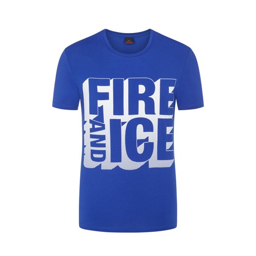plussize:Fire+Ice, T-shirt z elastyczną domieszką BŁĘkit KrÓlewski Fire+ice   Hirmer DUŻE ROZMIARY