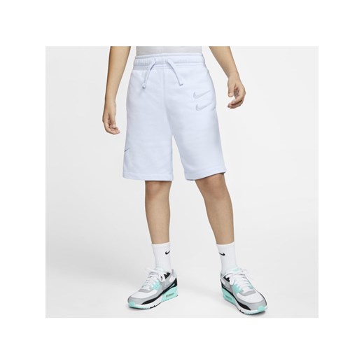 Spodenki z dzianiny dla dużych dzieci (chłopców) Nike Sportswear - Szary Nike Nike poland