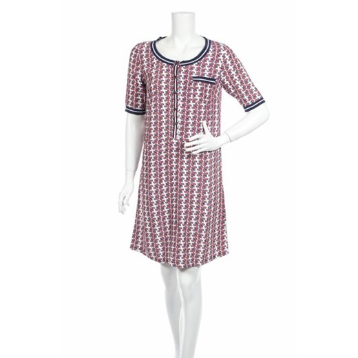 Sukienka B.C. Best Connections z okrągłym dekoltem prosta z krótkim rękawem w abstrakcyjne wzory 