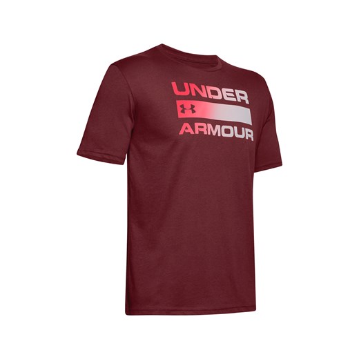 T-shirt męski Under Armour z krótkim rękawem czerwony 