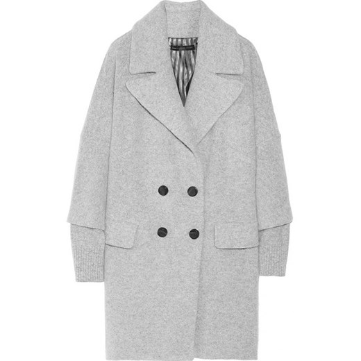 Max wool-blend coat net-a-porter bialy płaszcz