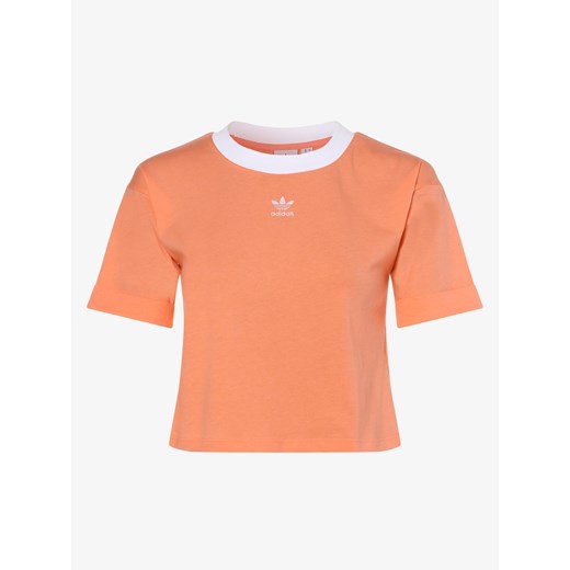 adidas Originals - T-shirt damski, pomarańczowy  adidas Originals  vangraaf