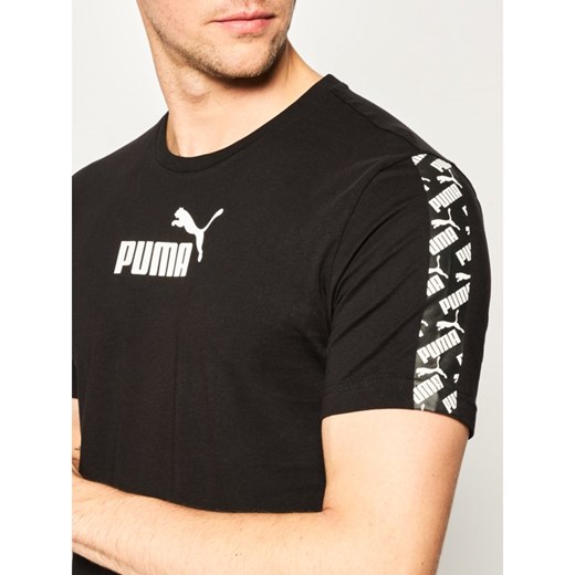 Puma T-Shirt Amplified Tee 851384 Czarny Regular Fit