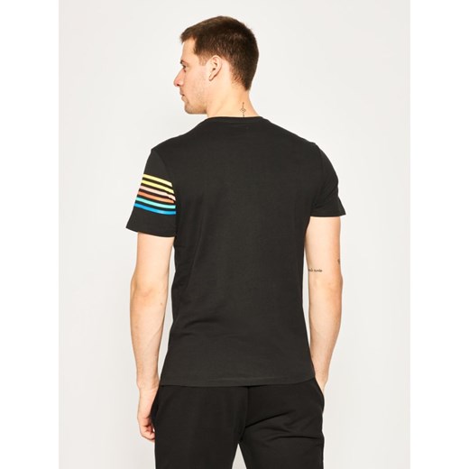 Wrangler T-Shirt Rainbow W7F1FKXV6 Czarny Regular Fit