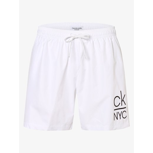 Calvin Klein - Męskie spodenki kąpielowe, biały  Calvin Klein XL vangraaf