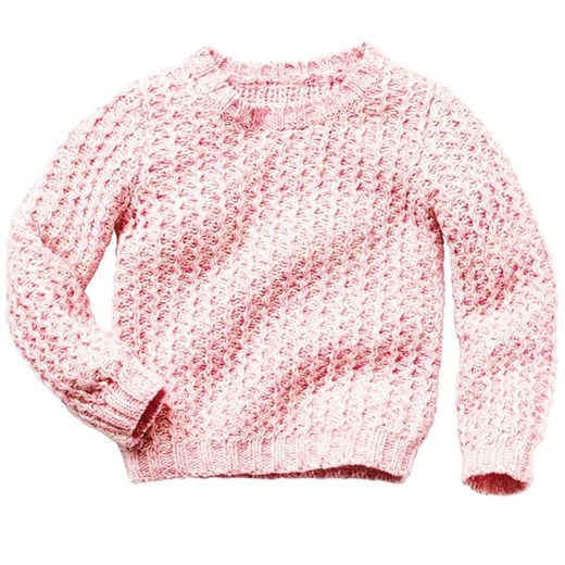 Sweter z długim rękawem, ozdobny ścieg, cieniowany la-redoute-pl bezowy atrament