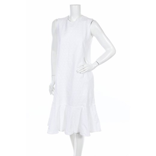 Sukienka Isabel Garcia z okrągłym dekoltem biała bez rękawów 