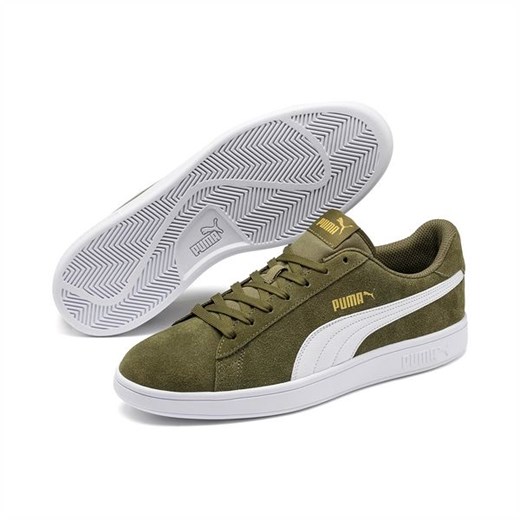 Buty Smash V2 Suede Puma (oliwkowe)  Puma 40 okazja SPORT-SHOP.pl 