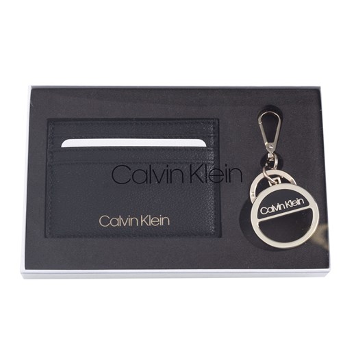 CALVIN KLEIN ZESTAW PORTFEL DAMSKI + BRELOK PREZENT HOOP SLG GIFTSET BLACK K60K606632 BAX  Calvin Klein  messimo