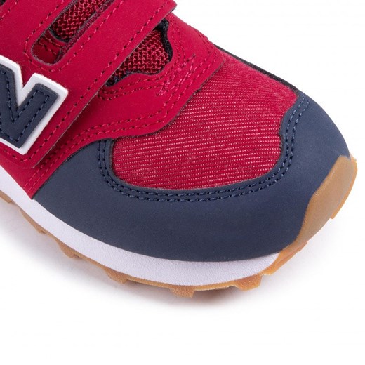 Buty sportowe dziecięce wielokolorowe New Balance zamszowe na rzepy gładkie 
