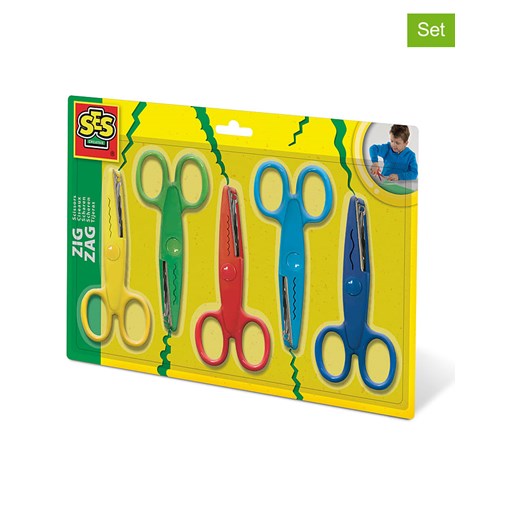5-częściowy zestaw nożyczek "Zickzack-Scissors"  Ses OneSize Limango Polska wyprzedaż 