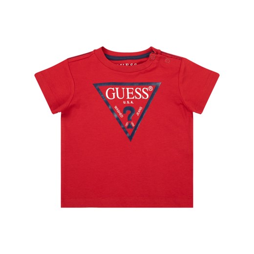 Odzież dla niemowląt Guess chłopięca czerwona z napisami 