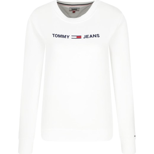 Bluza damska Tommy Jeans casualowa krótka z napisami 