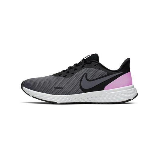 Buty sportowe damskie Nike do biegania revolution wiązane płaskie 