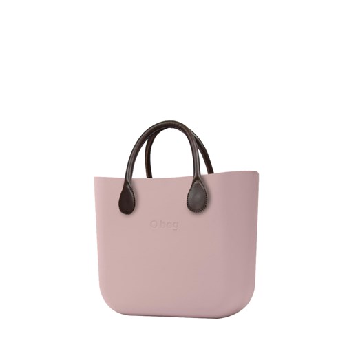 Shopper bag O Bag bez dodatków matowa różowa duża do ręki 