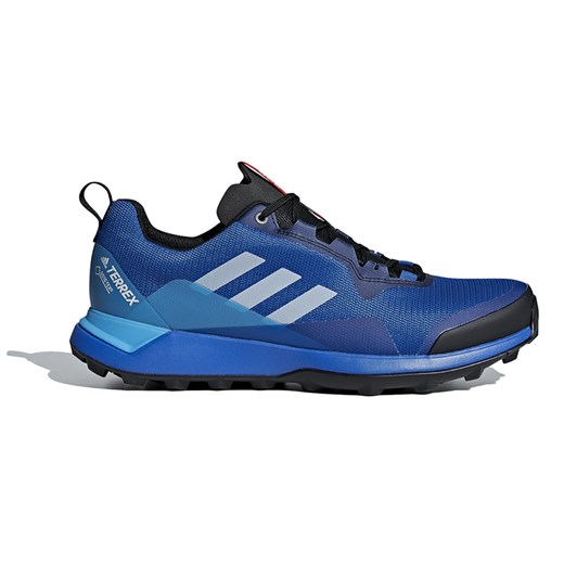 Buty sportowe męskie Adidas terrex niebieskie z gumy sznurowane 