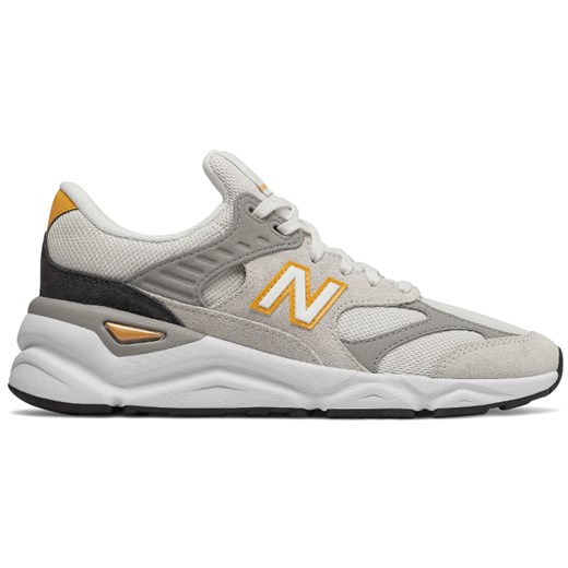 New Balance buty sportowe damskie w stylu casual na koturnie gładkie zamszowe 