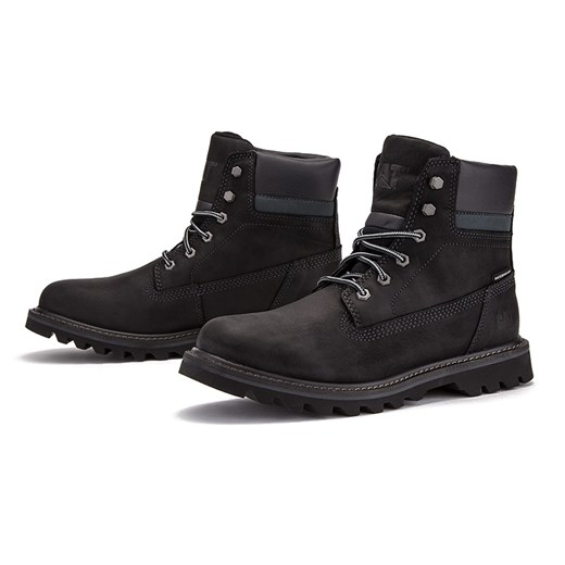 Buty zimowe męskie Caterpillar sznurowane w stylu militarnym
